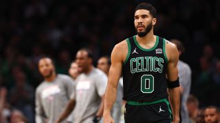 Nice Kicks - @jaytatum0 pulled up to Game 1 of the