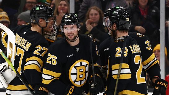 NHL Notebook: Bruins surviving without their star players  taken at TD Garden. Photo by Winslow Townson-Imagn Images