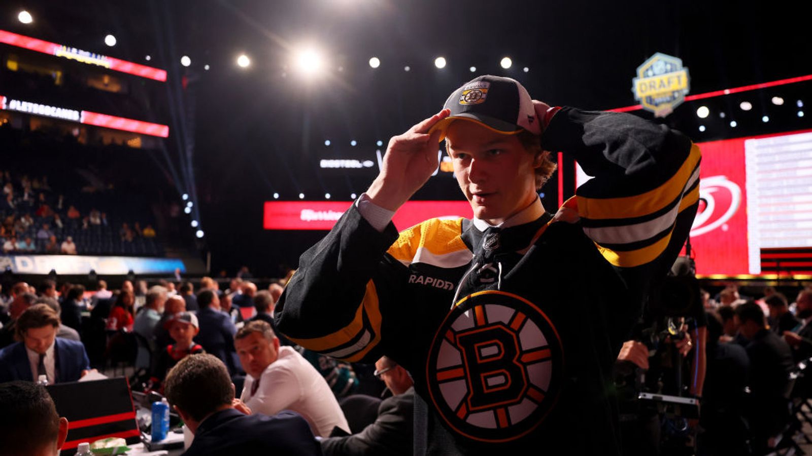 Bruins use trio of first-round picks on a defenseman, two wings