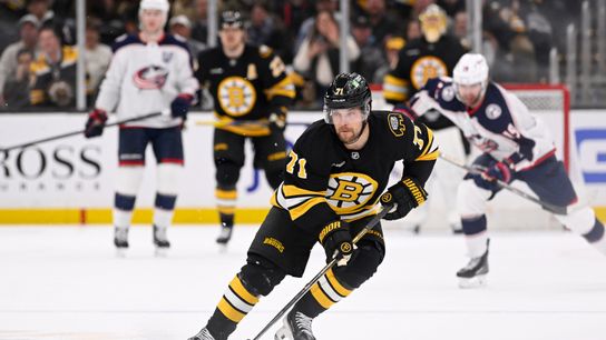 Haggerty: Bruins must make tough decision on Arvidsson taken at TD Garden (Bruins). Photo by Eric Canha-Imagn Images