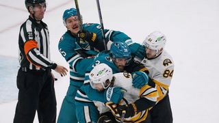 Haggerty: Penalties continue to be a sore spot for Bruins  taken at BSJ Headquarters (Bruins). Photo by  David Gonzales-Imagn Images