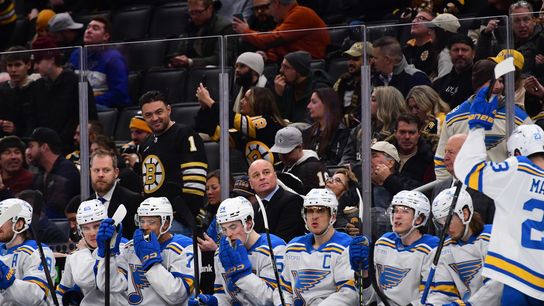 Haggerty: Tale of Two Coaches in Boston  taken at BSJ Headquarters (Bruins). Photo by Bob DeChiara-Imagn Images