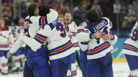 NHL Notes: USA Hockey has now become the dominant force  taken at BSJ Headquarters (Bruins). Photo by Geoff Burke-Imagn Images