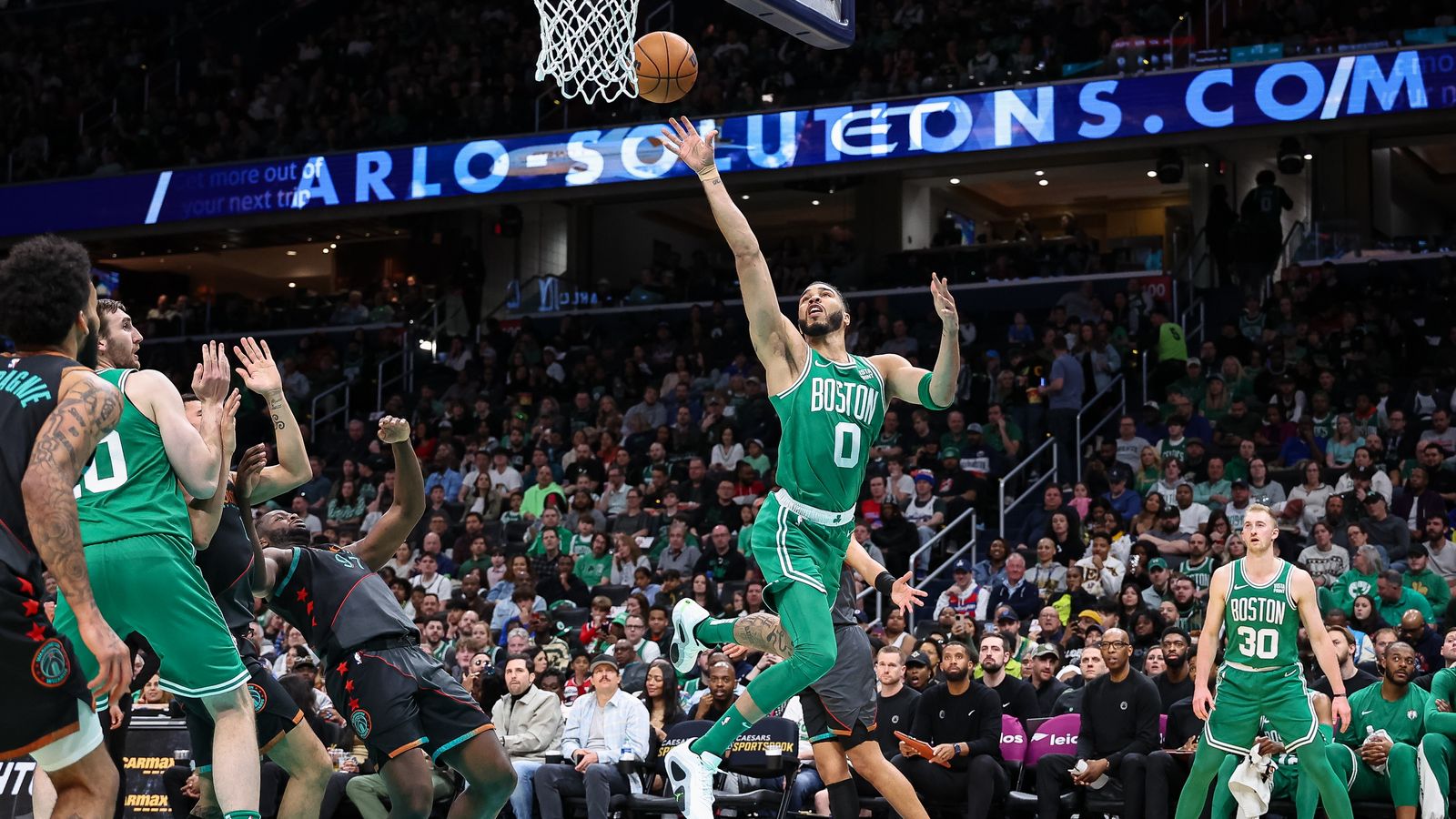 BSJ Game Report: Celtics 130, Wizards 104 - Tatum, Hauser, combined for 60  to bury Washington