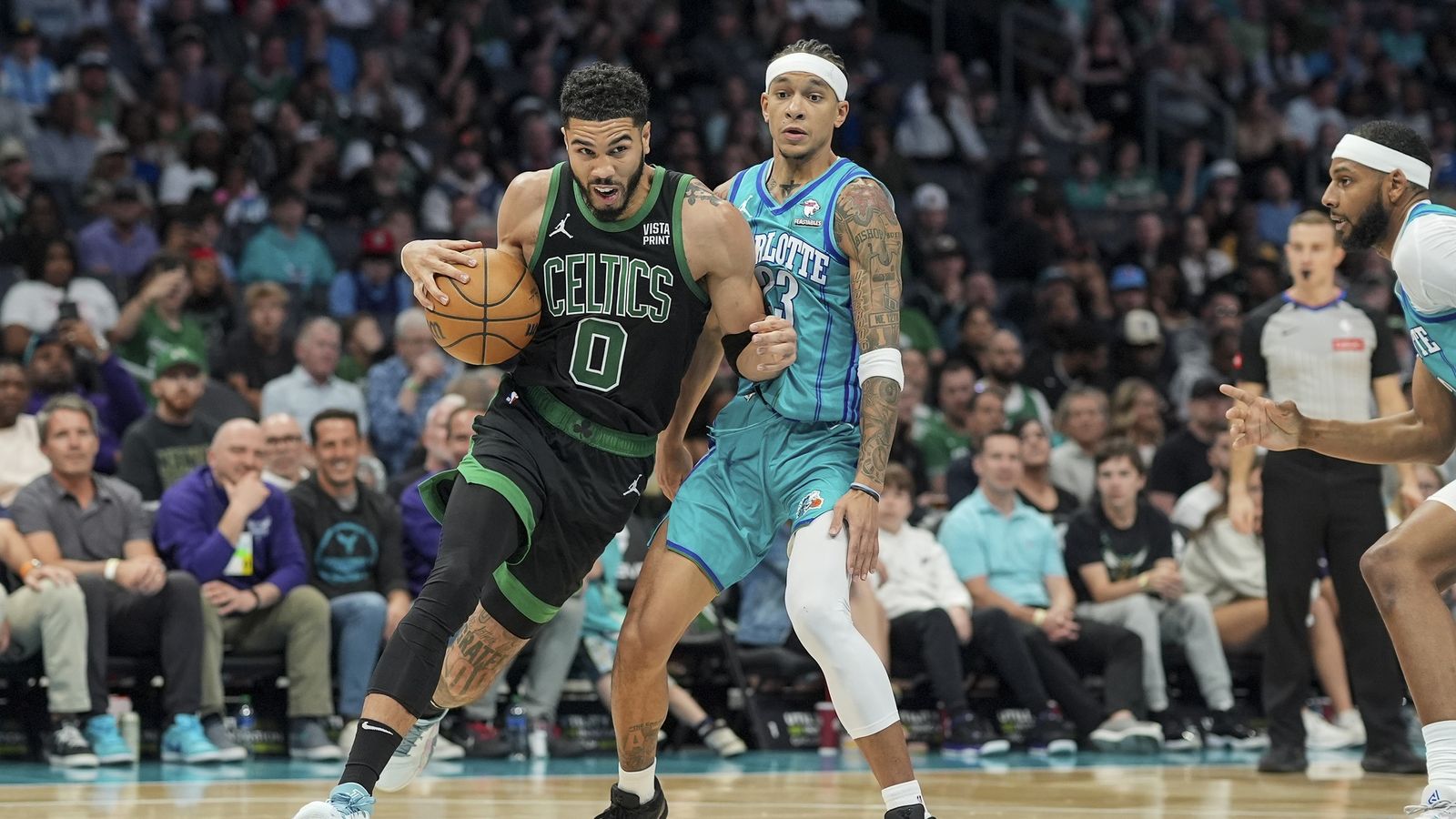 BSJ Game Report: Celtics 118, Hornets 104 - Tatum, Hauser, Porzingis ...