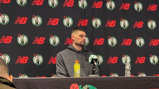 Nikola Vucevic shares first thoughts on Celtics, new role, and the City of Boston taken at The Auerbach Center (Celtics)