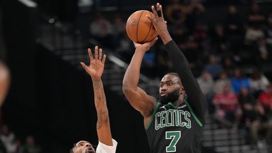 BSJ Game Report: Celtics 146, Clippers 115 - Jaylen Brown's career night leads hot-shooting C's to third straight win taken at BSJ Headquarters (Celtics). Photo by (Kirby Lee-Imagn Images)