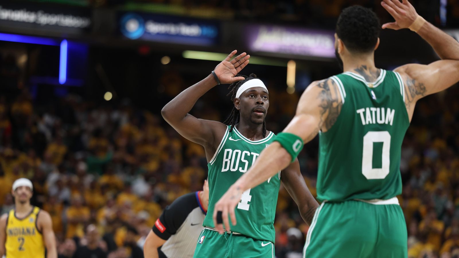 BSJ Game Report: Celtics 114, Pacers 111 - Holiday Leads Clutch ...