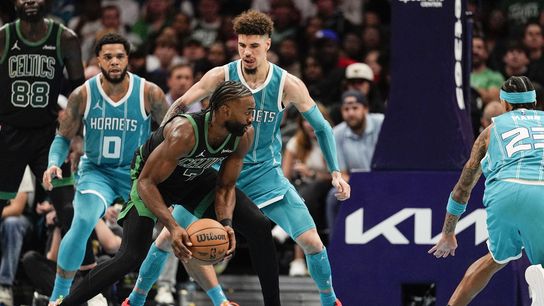 NBA Notebook: Celtics roster projection, LaMelo Ball trade, and Austin Reaves' re-signing taken at BSJ Headquarters (Celtics). Photo by © Jim Dedmon