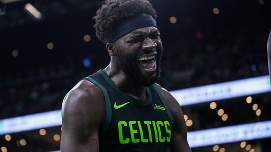 Neemias Queta could be gearing up for an offensive leap taken at BSJ Headquarters (Celtics). Photo by © David Butler II