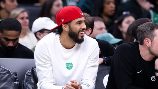 Jayson Tatum's teammates aren't worried about return hiccups - they're ready to win taken in East Boston. Photo by © Paul Rutherford
