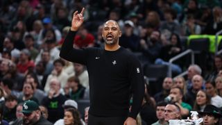 NBA Notebook: Ime Udoka and Celtics heading in different directions in latest matchup taken at TD Garden (Celtics). Photo by Paul Rutherford-Imagn Images