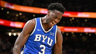 NBA Notebook: Top draft prospect AJ Dybantsa shines in Boston homecoming  taken at TD Garden (Celtics). Photo by Eric Canha-Imagn Images