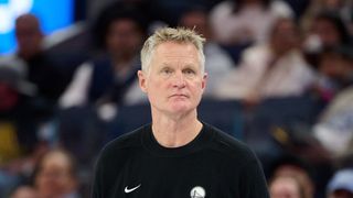 NBA Notebook: Steve Kerr sounds the alarm on NBA injuries due to pace increase taken at BSJ Headquarters (Celtics). Photo by Robert Edwards-Imagn Images