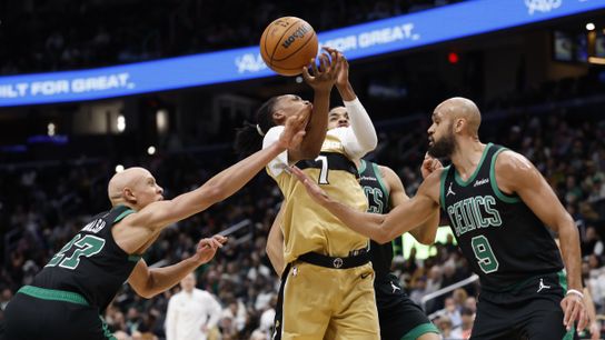 Karalis: Jordan Walsh is becoming the Celtics' new defensive stopper taken at BSJ Headquarters. Photo by (Geoff Burke-Imagn Images)