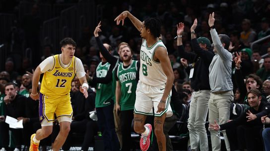Picks 'n Pops: Minott and Mazzulla's perfect match, 'federal' questions, and fashion rules taken at TD Garden (Celtics). Photo by (Winslow Townson-Imagn Images)