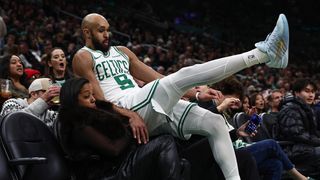 Completed Q&A: Karalis on Celtics/NBA, Friday 12.12.25 taken at BSJ Headquarters (Celtics). Photo by (Winslow Townson-Imagn Images)