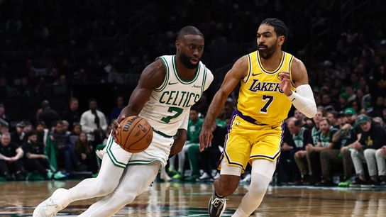 BSJ Game Report: Celtics 126, Lakers 105 - C's pounce early, Brown scores 30, for fourth straight win taken at TD Garden. Photo by (Winslow Townson-Imagn Images)