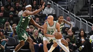 Picks 'n Pops: Tatum trending, buy-in, and a must-have shirt taken at BSJ Headquarters (Celtics). Photo by (Benny Sieu-Imagn Images)