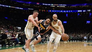 BSJ Live Coverage: Celtics at Nuggets 10:00 p.m. - A shot at an undefeated West Coast road trip taken at Ball Arena (Celtics). Photo by © Bob DeChiara