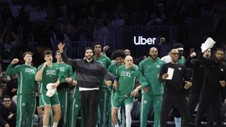 Picks 'n Pops: Simons praise, a little respect, and booing your own fans taken at BSJ Headquarters (Celtics). Photo by (Rhona Wise-Imagn Images)