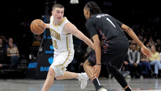 BSJ Game Report: Celtics 130, Nets 126 (2OT) - Clutch plays help Boston scrape by in thriller taken at Barclays Center (Celtics). Photo by © Brad Penner