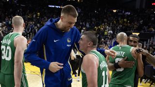 BSJ Live Coverage: Celtics vs. Warriors 7:00 p.m. - Keeping things rolling taken at TD Garden (Celtics). Photo by © D. Ross Cameron