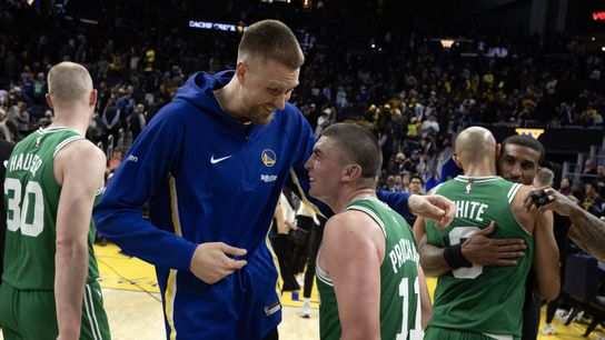 BSJ Live Coverage: Celtics vs. Warriors 7:00 p.m. - Keeping things rolling taken at TD Garden (Celtics). Photo by © D. Ross Cameron