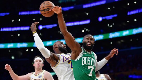 BSJ Game Report: Celtics 111, Lakers 89 - Pritchard, Brown dominate in LA taken at Crypto.com Arena (Celtics). Photo by © Gary A. Vasquez