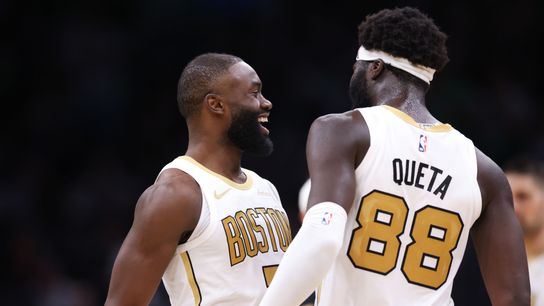 Celtics Summer League Notebook: Teammates discuss Jaylen Brown trade, OT win vs. Raptors, and more taken at Cox Pavillion (Celtics). Photo by © Paul Rutherford