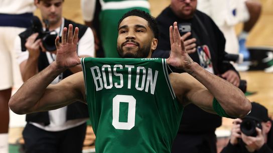 The Jayson Tatum return game meant so much more than basketball taken at TD Garden. Photo by © Winslow Townson