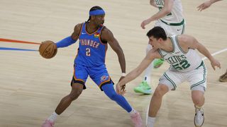 BSJ Game Report: Thunder 104, Celtics 102 - Gilgeous-Alexander's 35 lead win taken at BSJ Headquarters (Celtics). Photo by © Alonzo Adams