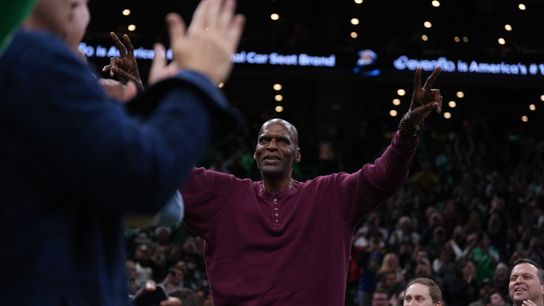 Robert Parish shares thoughts on current Celtics, Joe Mazzulla, and his new book taken at TD Garden (Celtics). Photo by © David Butler II