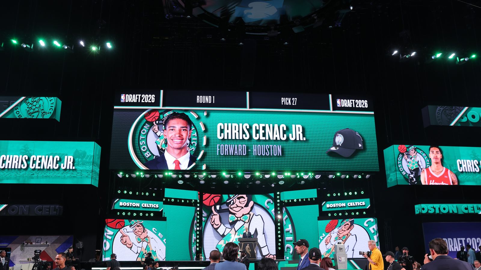 BSJ Live Coverage: 2026 NBA Draft second round, Celtics have pick No. 40 taken at BSJ Headquarters (Celtics). Photo by © Brad Penner