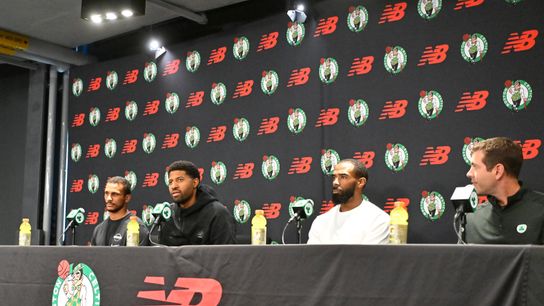 BSJ Live Q&A: Simone on Celtics/NBA, 5:00 p.m. Thursday 09.17.2026 taken at BSJ Headquarters (Celtics). Photo by © Eric Canha