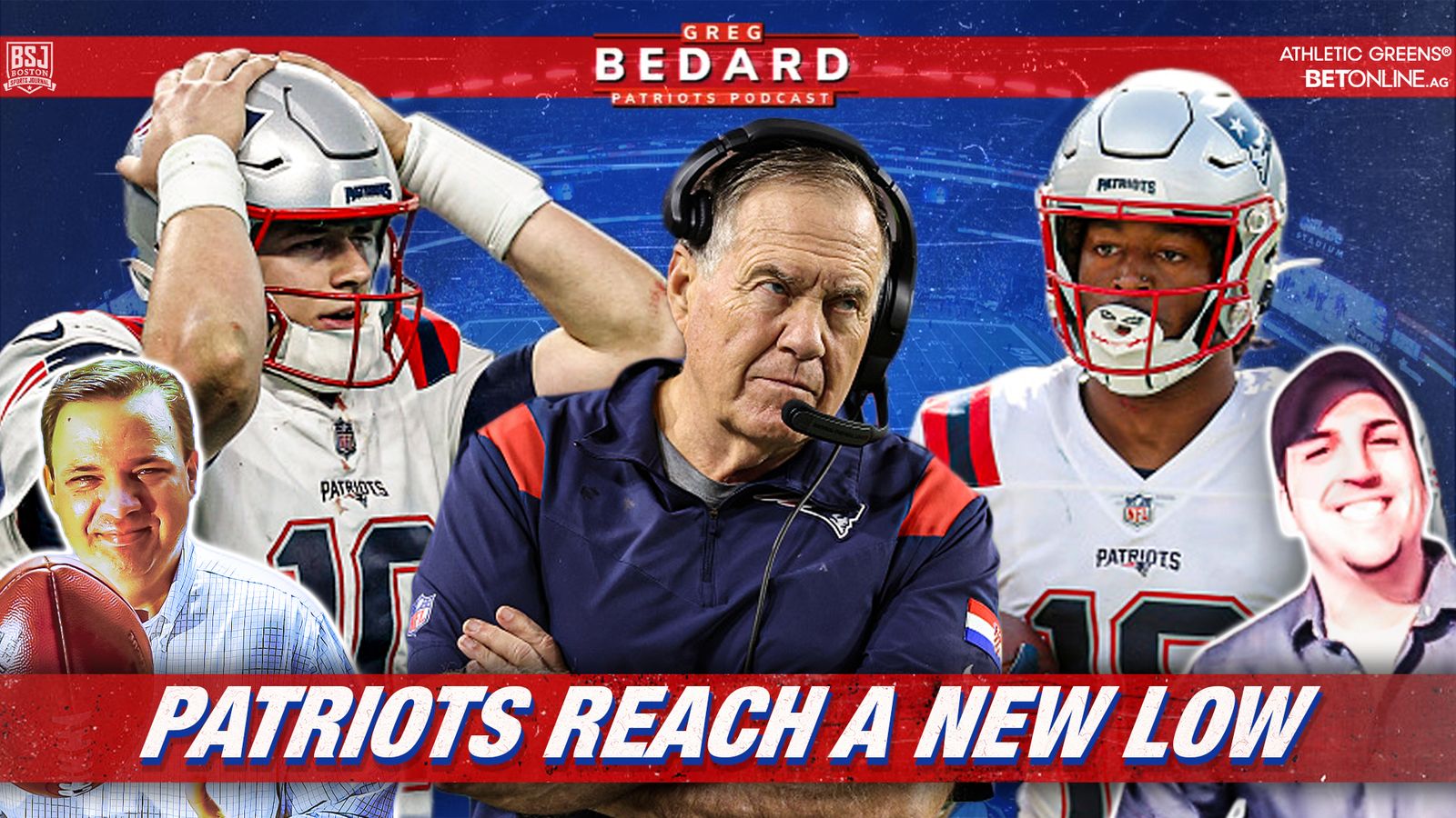 athleticgreens Podcast & Video: Bedard Patriots Pod - A new low in