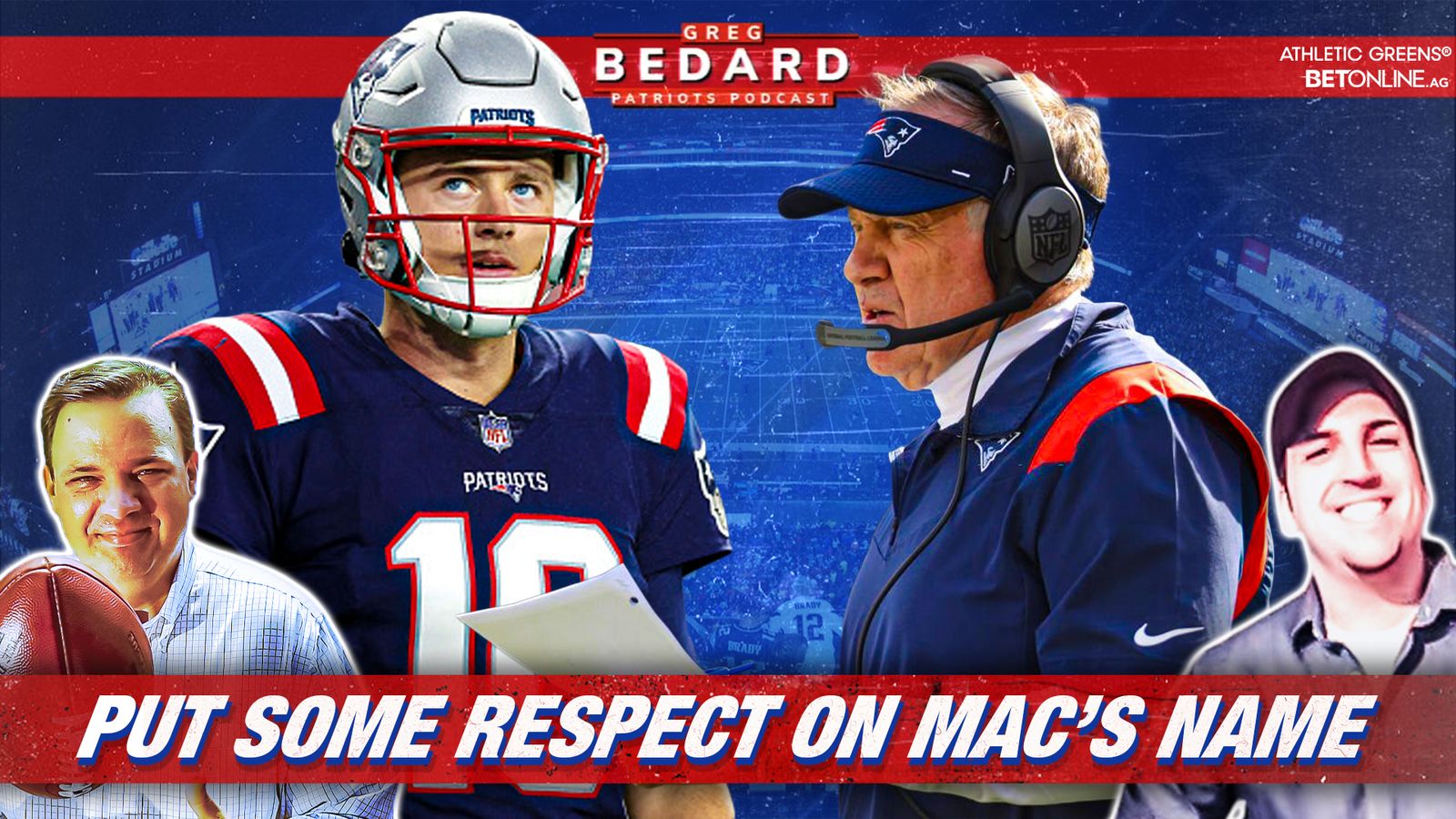 athleticgreens Podcast & Video: Bedard Patriots Pod - On Mac