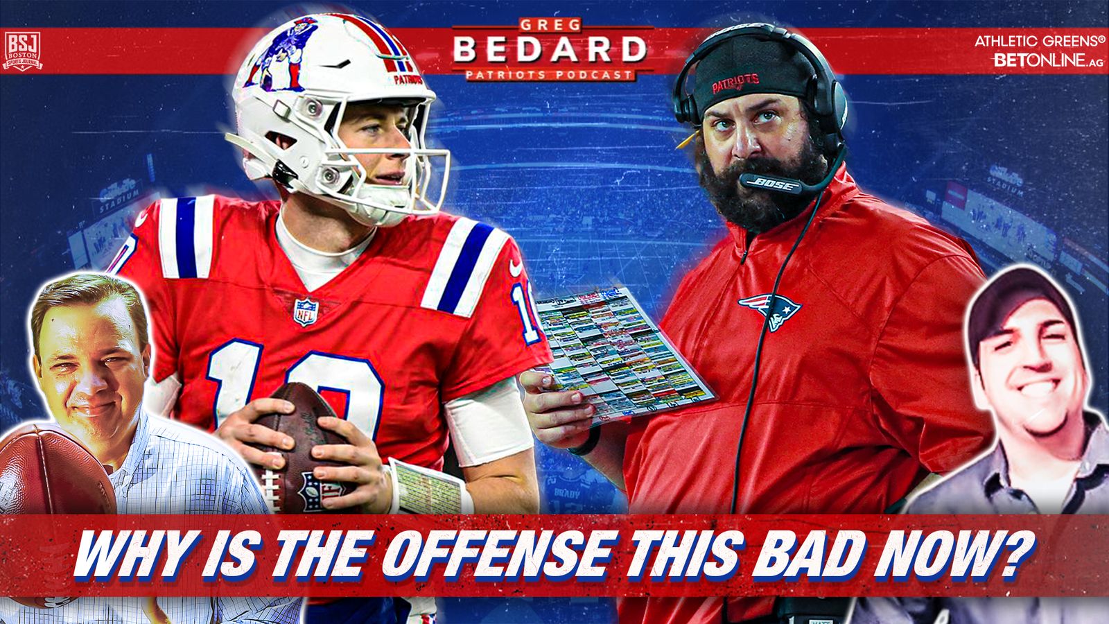 athleticgreens Podcast & Video: Bedard Patriots Pod - Pats don't