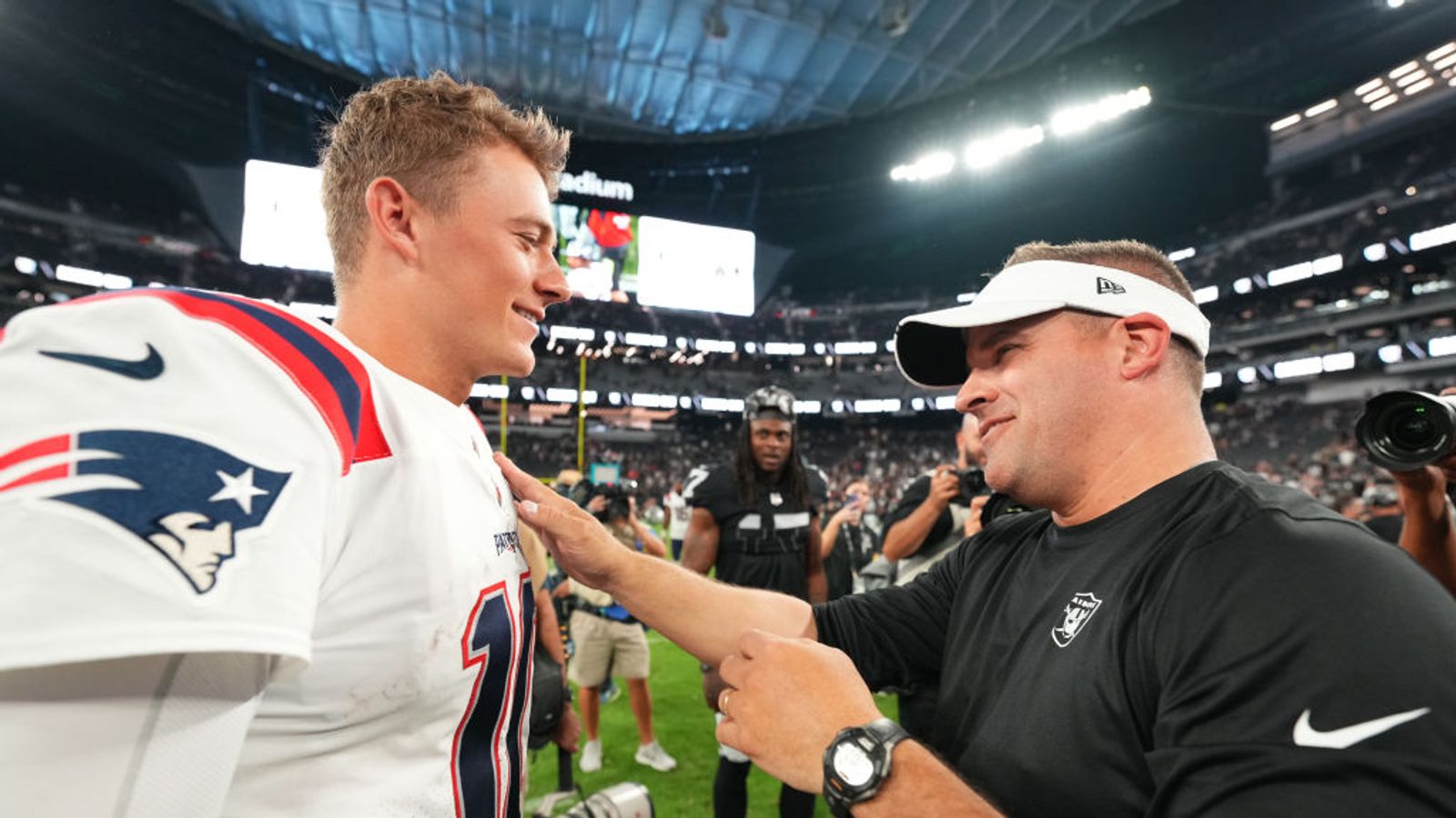 Raiders coach McDaniels searching for dependable O-line