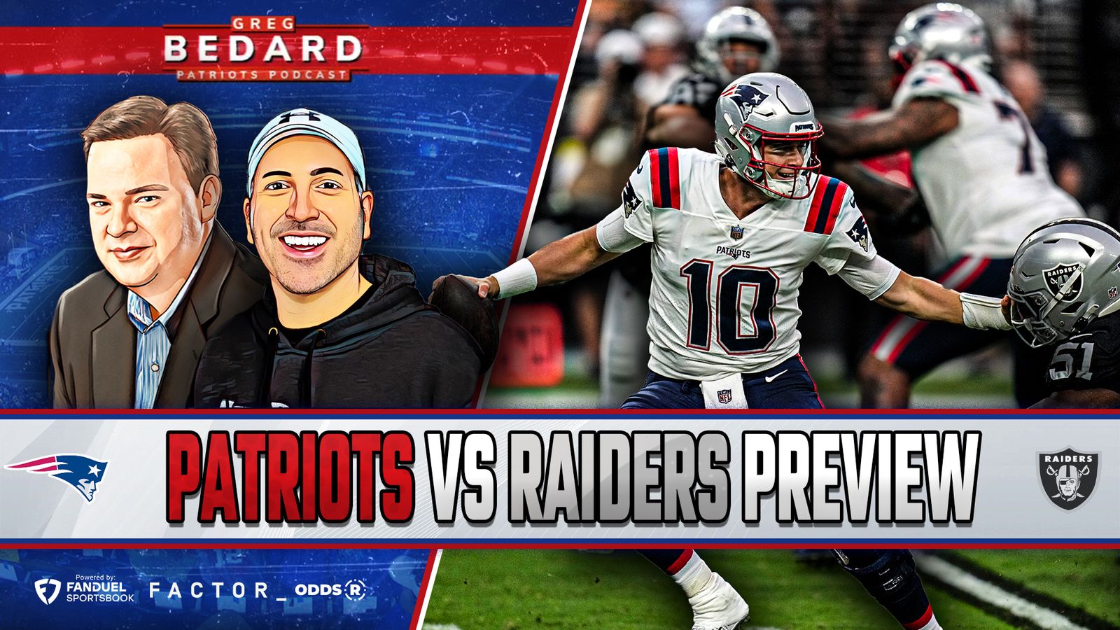 Patriots vs Raiders Predictions, Picks, Odds