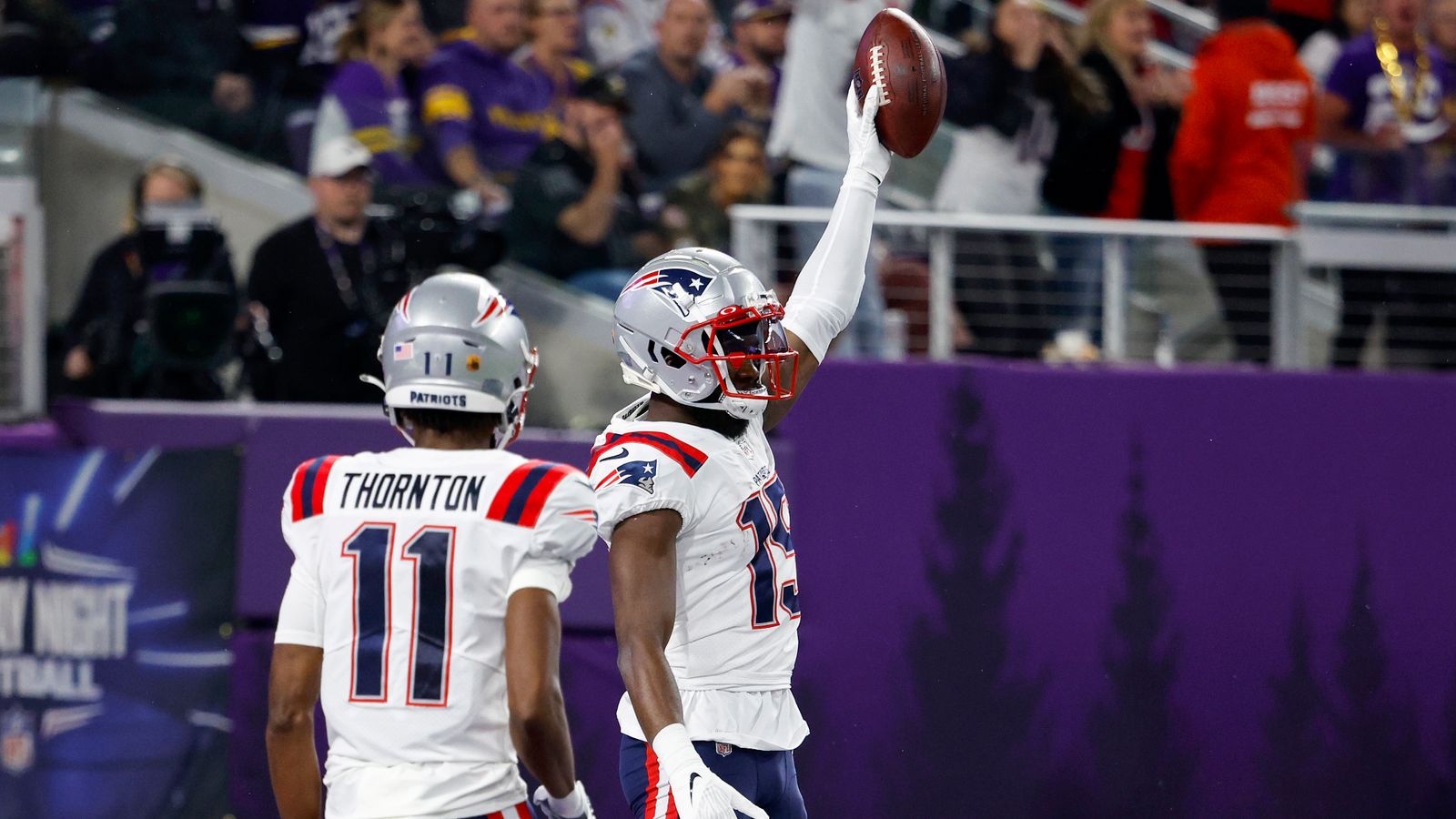 Vikings sack Mac Jones, Patriots 33-26 on Thanksgiving night