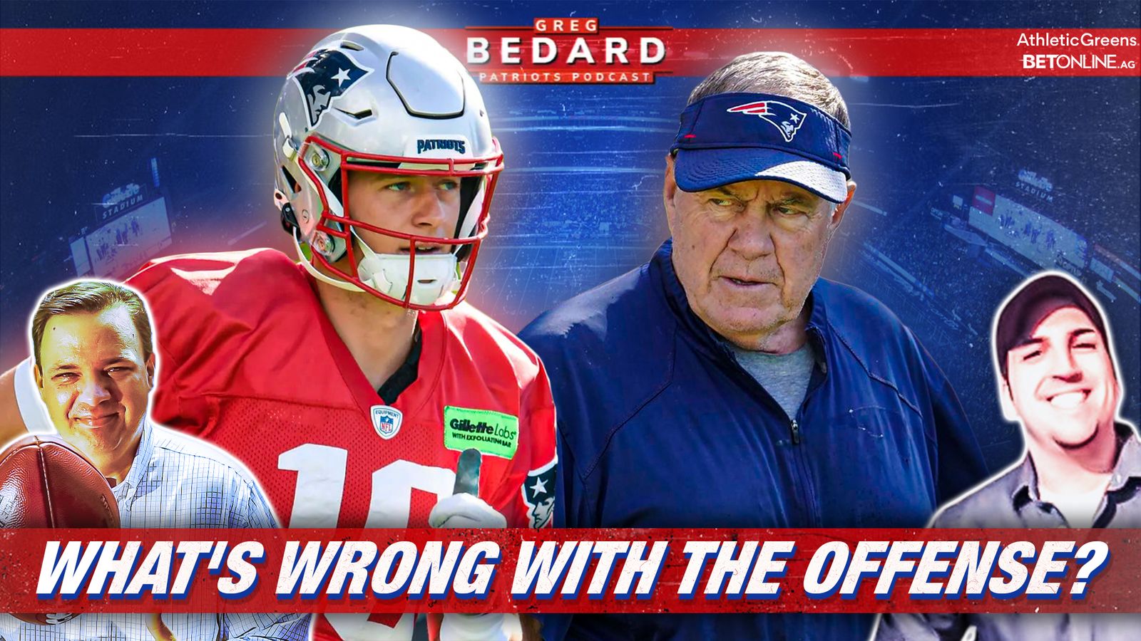 FDsportsbook & @AthleticGreens Podcast: Bedard Patriots Pod - What