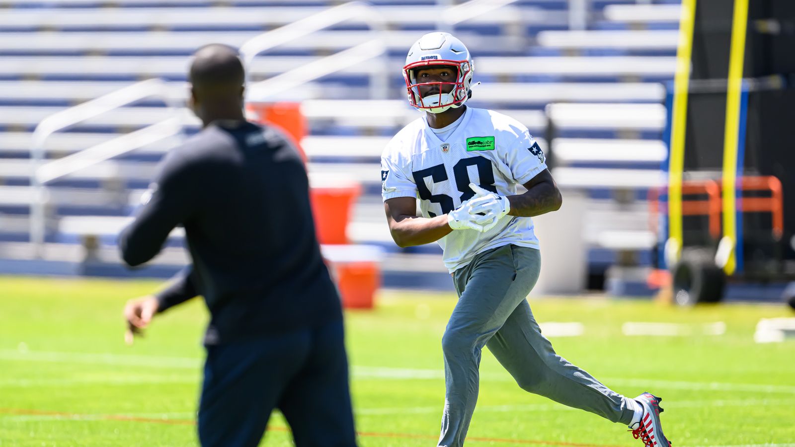 Patriots observations: Keion White shows off his physicality