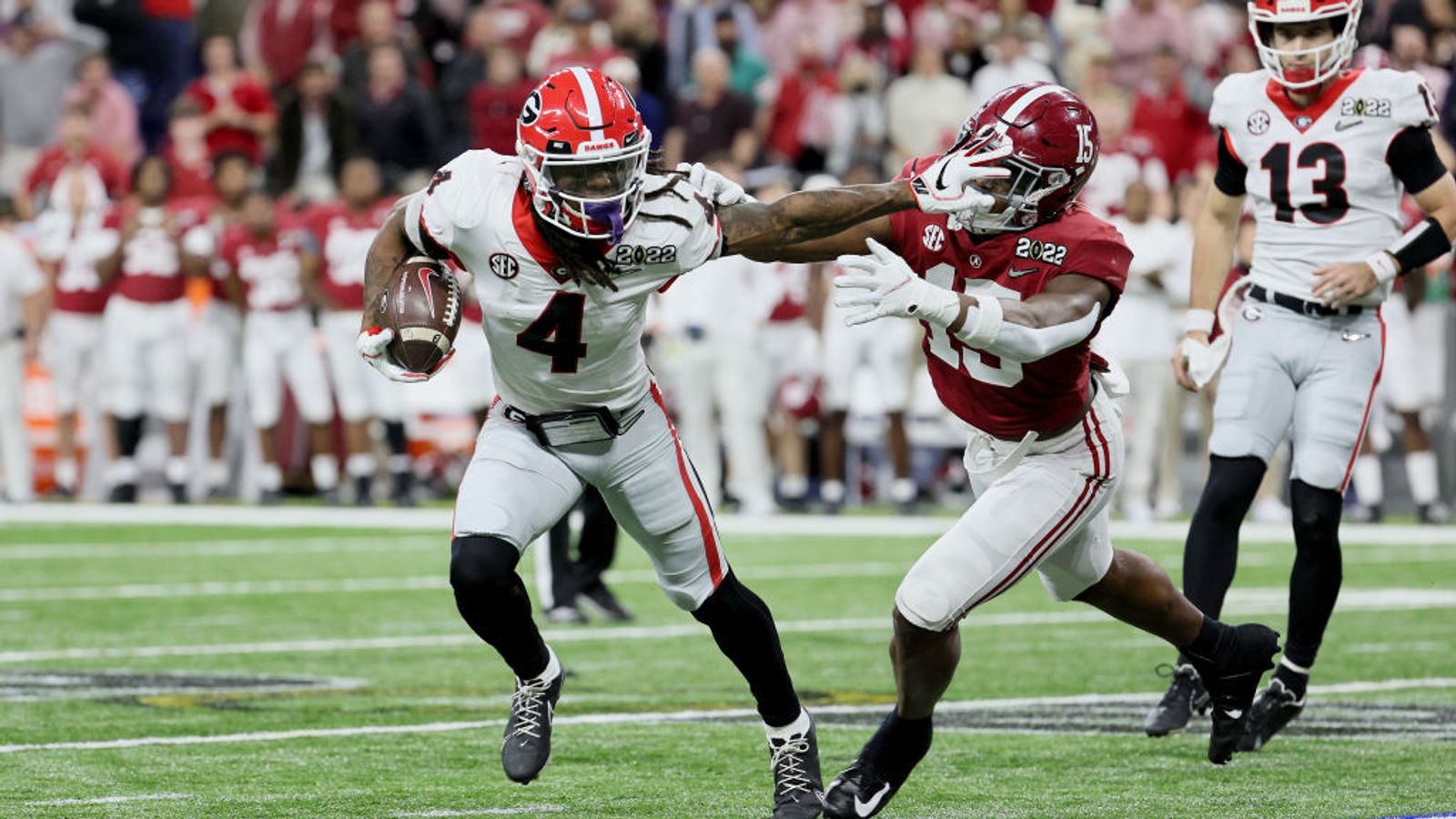 Patriots running back Sony Michel supports and competes with