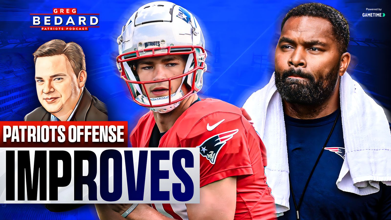 Gametime Bedard Patriots Pod The Offense Is Making Progress Plus Thornton S Injury Is A Concern