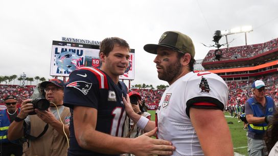 Podcasts: Bedard reacts to Patriots' win over the Bucs in Tampa for 7th-straight win 11.09.25 taken at Raymond James Stadium (Patriots). Photo by (USA Today Network)