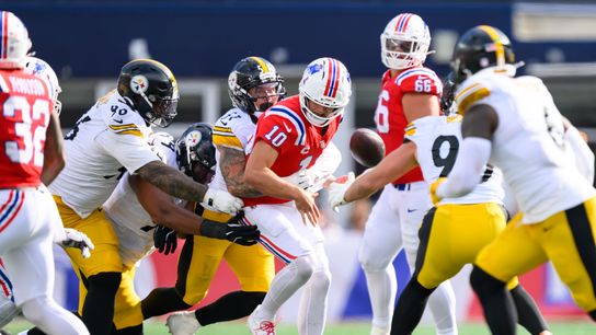 Completed Q&A: Bedard on Patriots with Seahawks loss, Steelers matchup 09.18.26 taken at BSJ Headquarters (Patriots). Photo by (Adam Richins for BSJ)
