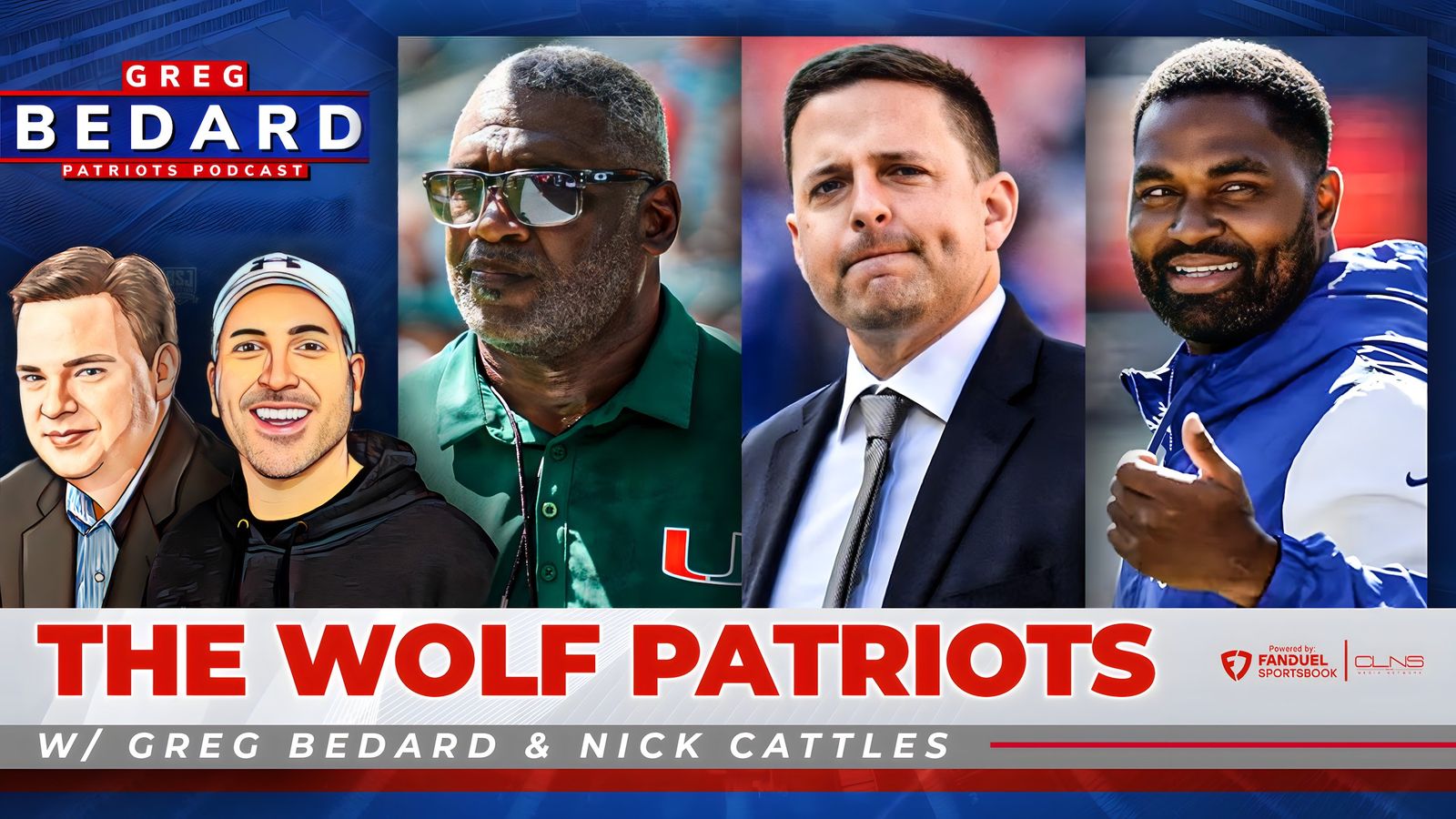 .@FDsportsbook Bedard Patriots Podcast: What To Make Of The Wolf-Pats ...