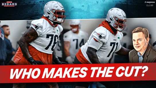 .@PrizePicks Bedard Patriots Podcast: Who stays, who goes? Offensive line edition taken at BSJ Headquarters (Patriots)