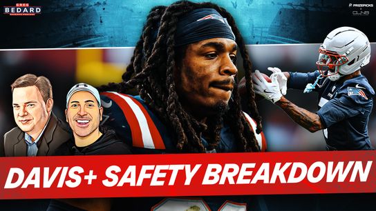 .@PrizePicks Bedard Patriots Podcast: Carlton Davis breakdown and who stays/goes at safety taken at BSJ Headquarters (Patriots)